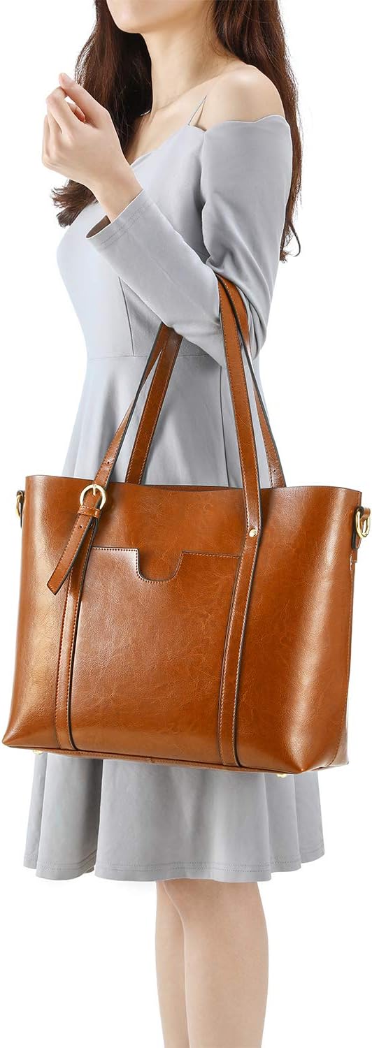 Purilite Select Women’s Vintage Leather Tote Bag