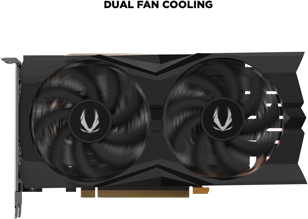 ZOTAC GeForce GTX 1660 6GB GDDR5 192-bit Gaming Graphics Card, Super Compact, ZT-T16600K-10M