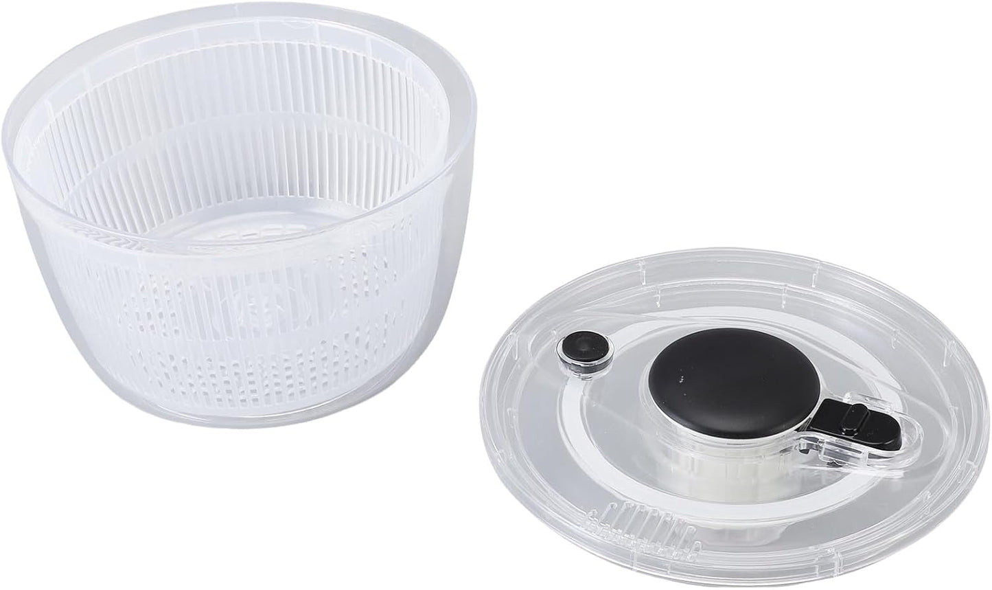 Vegetable Washer Dryer, Salad Spinner Anti Slip Base Home (Large 24x24cm / 9.4x9.4in)