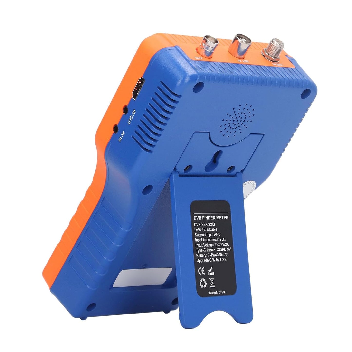 Satellite Finder, V8 Finder PRO FTA DVB S2 S2X Meter Digital Satellite Finder with 4.3inch LCD Screen Compass Function (US Plug)