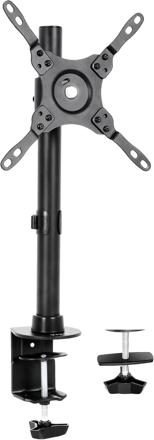 VIVO Ultra Wide TV Desk Mount for up to 55 inch Screens Weighing 29.9kg, Full Motion Height Adjustable Single Television Stand, Black, STAND-V155C