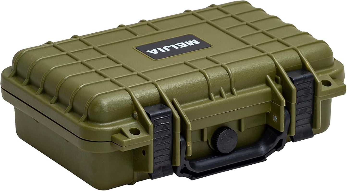 MEIJIA Portable All Weather Waterproof Protective Hard Case,Camera Case with Customizable Fit Foam,Fit use of Drones,Camera, Equipments, 11.65 x8.35x3.78inches