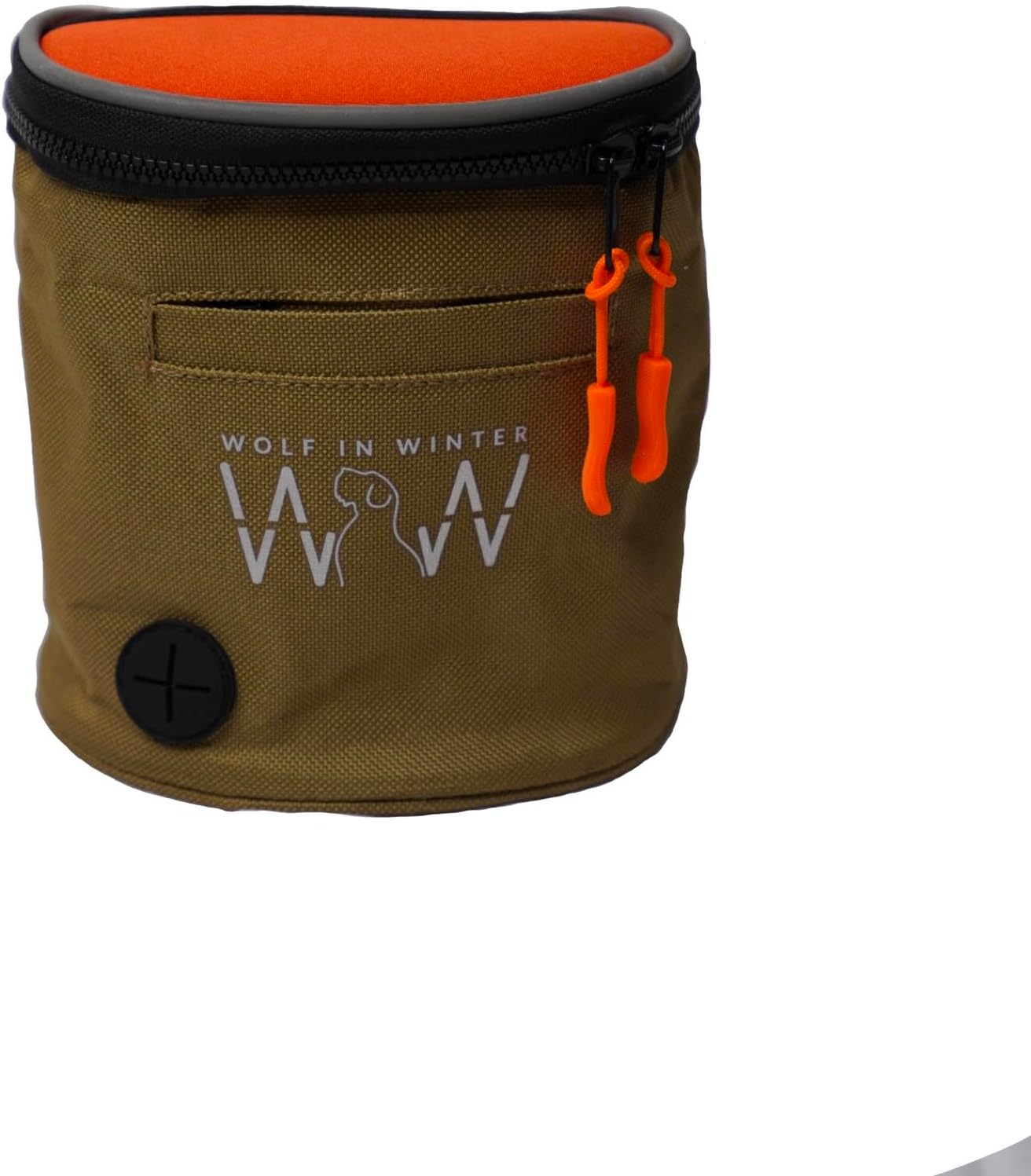 Wolf in Winter Quickdraw XL Dog Treat Pouch Bag for Training with Waste Bag Holder Phone Pocket and Belt Clip – Dog Accessories for Walking Hiking and Puppy Essentials – (Raspberry)