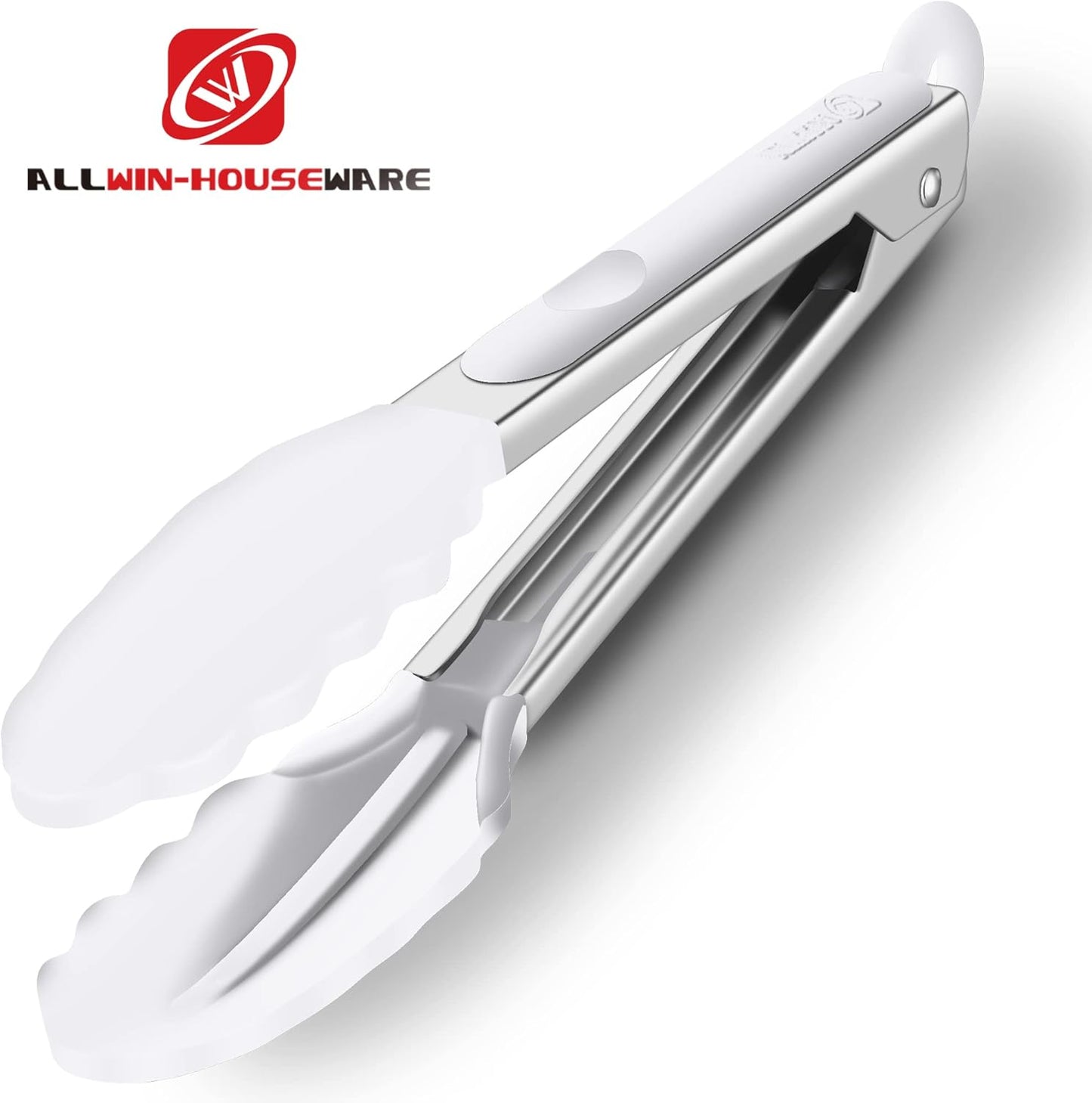 Purilite Select Silicone & Stainless Steel Kitchen Tongs