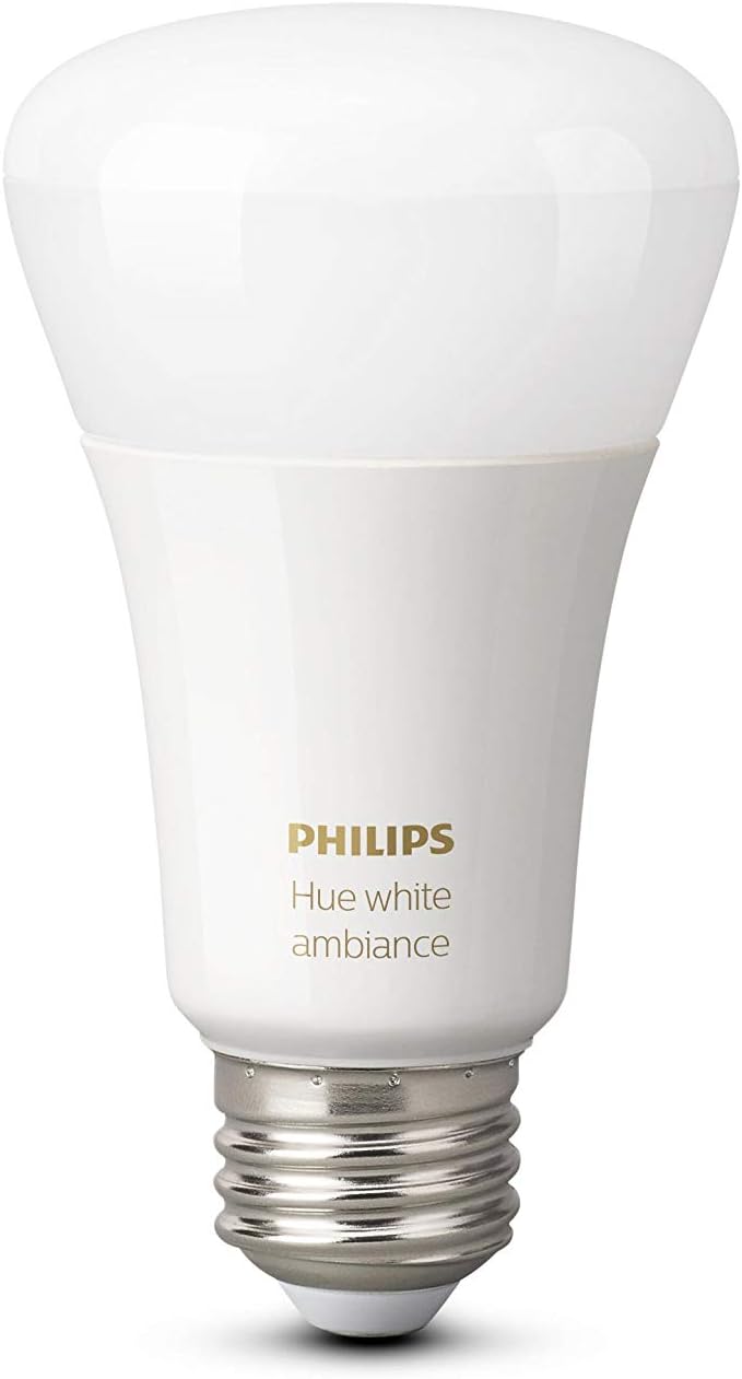 Philips Hue White and Colour Ambiance A19 E26 LED Smart Bulb, Bluetooth & Zigbee Compatible (Hue Hub Optional), Works with Alexa & Google Assistant A Certified for Humans Device (562785),3 Pack