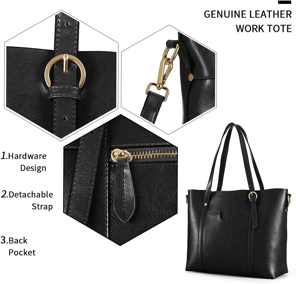 Purilite Select Women’s Vintage Leather Tote Bag
