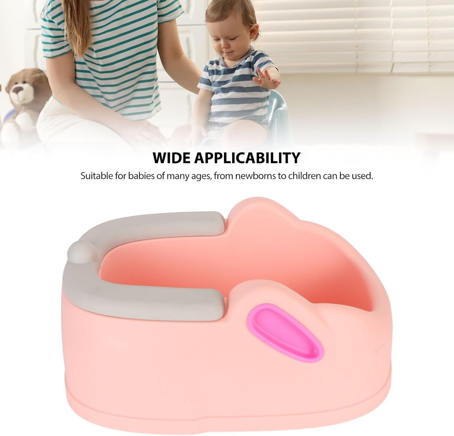 27 X 41.5 X 18.5cm Baby Butt Washing Basin Children Butt Wash Basin Baby Boys and Girls Butt Bath Washing Seat Portable Lightweight Washing Basin for Newborn Infant Toddler