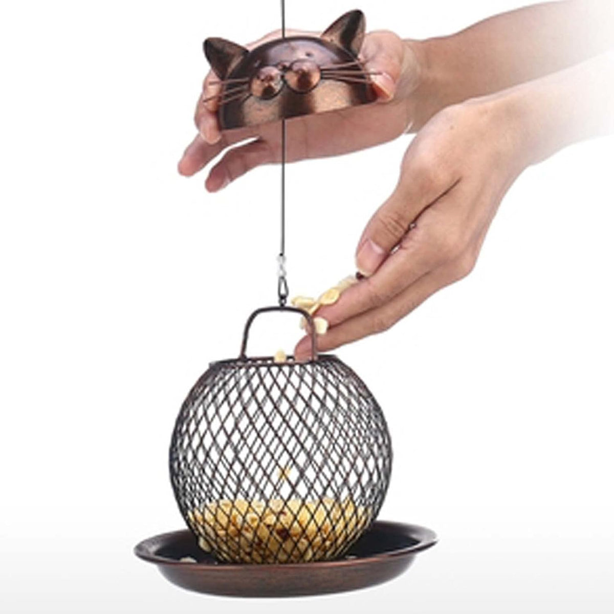 Bird Feeders for Outside Pet Supplies Birdfeeder Hanging Premium Bird Feeder Bird Feeding Stations Heavy Duty with Stand Garden Decoration