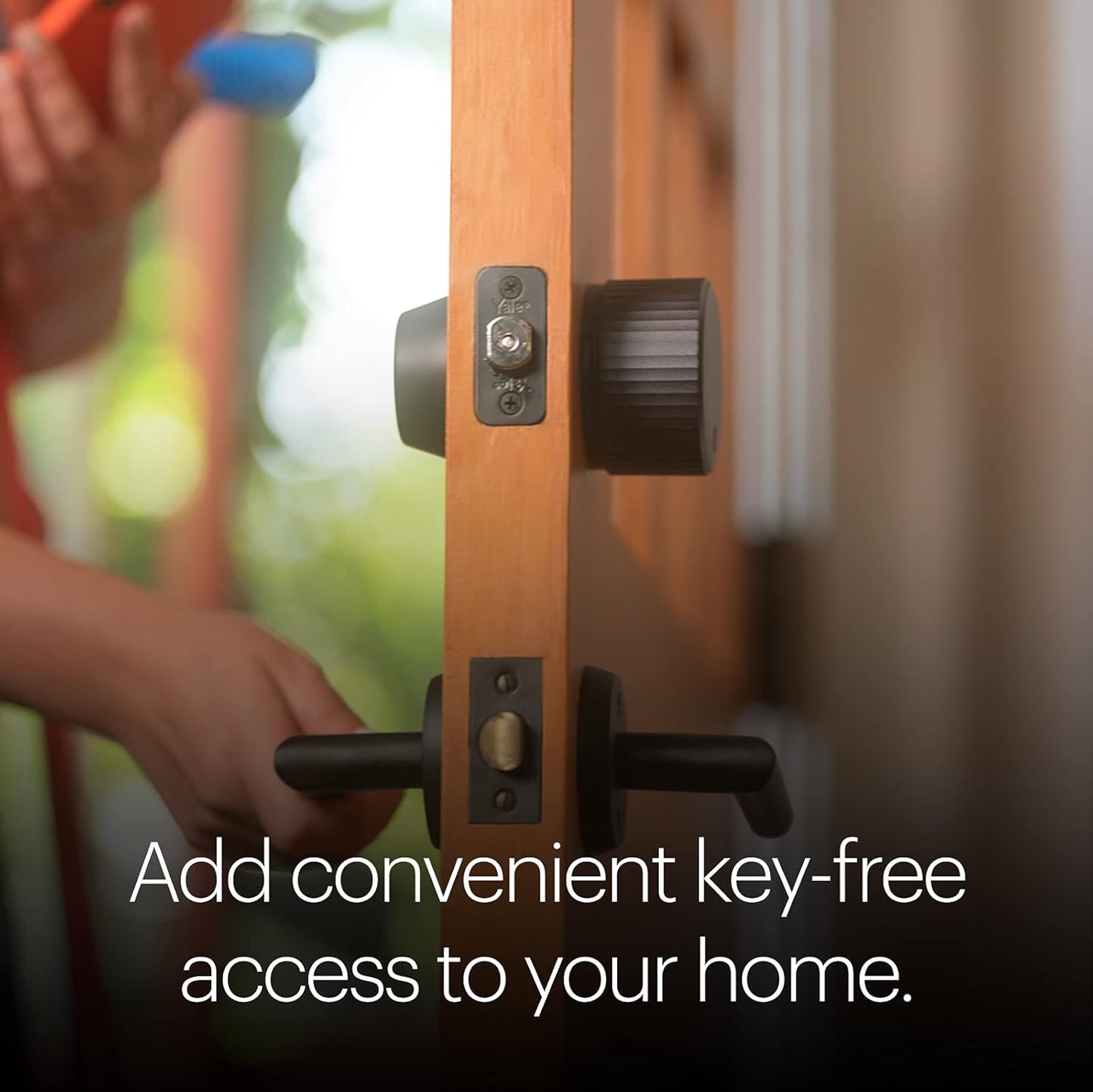 August Home, Silver Wi-Fi Connected Smart Keyless Entry Door Lock, Electronic Door Lock Fits Your Existing Deadbolt in Minutes, AUG-SL05-M01-S01