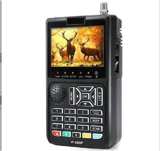 VF-6900P HD Digital Satellite Finder DVB-S/DVB S2/MPEG2 Sat Finder Meter SatelliteTV Receiver Tuner Vs ST-5150 KPT-716TS(VF6900P)
