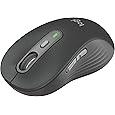 Logitech Signature M650 L Full Size Wireless Mouse - For Large Sized Hands, 2-Year Battery, Silent Clicks, Customizable Side Buttons, Bluetooth, for PC/Mac/Multi-Device/Chromebook - Black