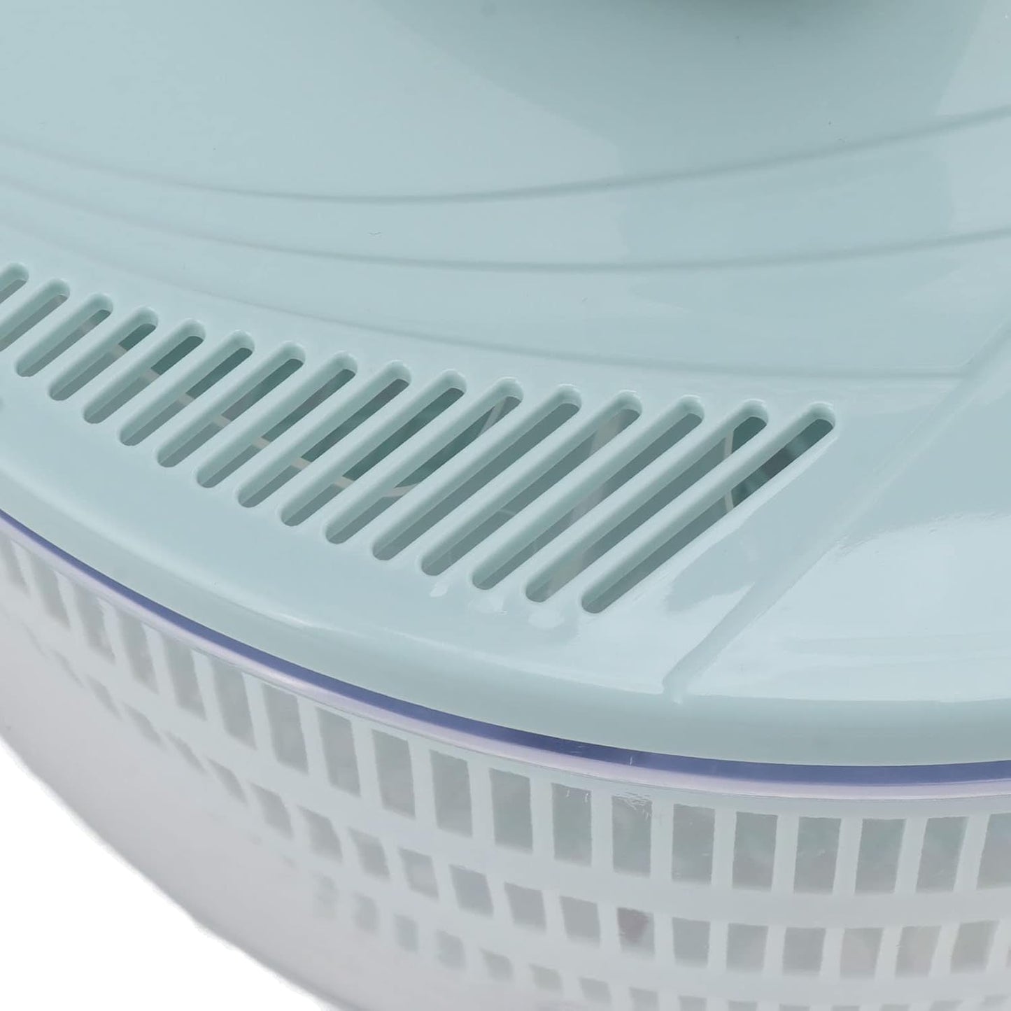 Salad Spinner Lettuce Washer with Drain Bowl Colander Handle, Veggie Dryer Fruit Washer Drainer for Cleaning Drying Greens Vegetables Fruits(Green)