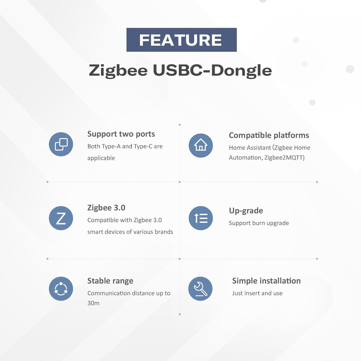 THIRDREALITY Zigbee 3.0 USBC-Dongle, Universal Zigbee USB Stick, Compatible with Zigbee2Mqtt