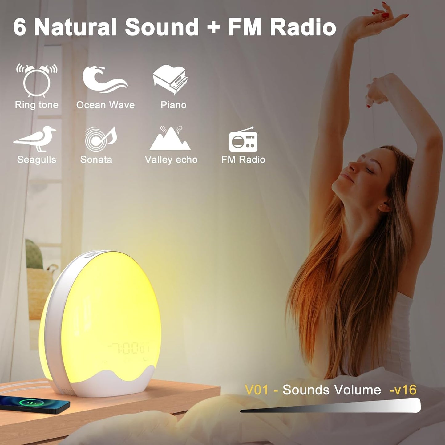 Purilite Select Sunrise Simulation Wake-Up Light