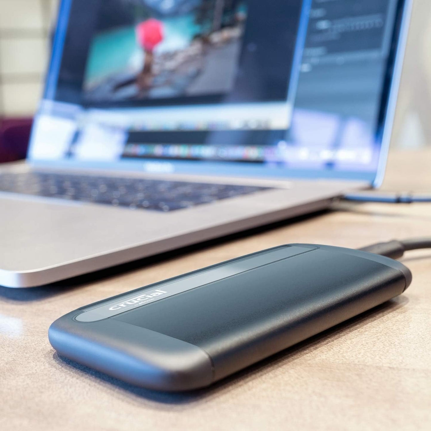 Crucial X9 4TB Portable SSD, Up to 1050MB/s, USB 3.2 USB-C, External Solid State Drive, Compatible with Windows, Mac, & Android, Reliable Storage for Games, Files, & Backups, Black - CT4000X9SSD902