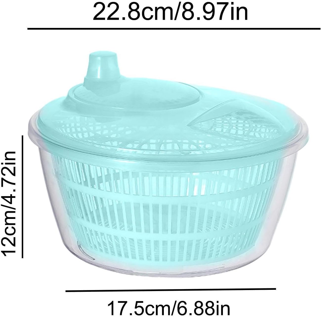 Lettuce Spinner - Fruit Washer Spinner | Lettuce Cleaner Spinner Large Salad Spinner, Fruit Washer Spinner Vegetable Dryer, Salad Spinner Lettuce Dryer Fruit Washer for Safe and Practical
