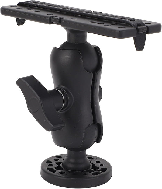 ZAWELIYO Fish Finder Mount Holder Rack 360 Degree Rotatable Height Adjustable Shock for Kayaks Canoes Accessories