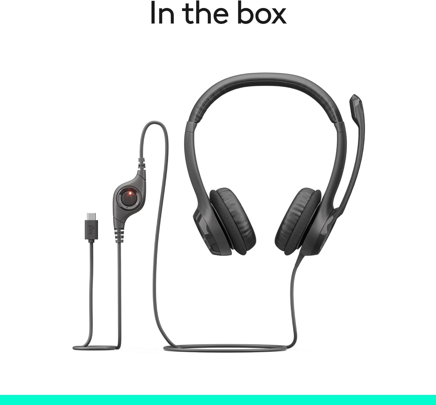 Logitech Zone 301 Wireless Bluetooth Headset with Noise-Canceling Microphone, Compatible with Windows, Mac, Chrome, Linux, iOS, iPadOS, Android – Graphite