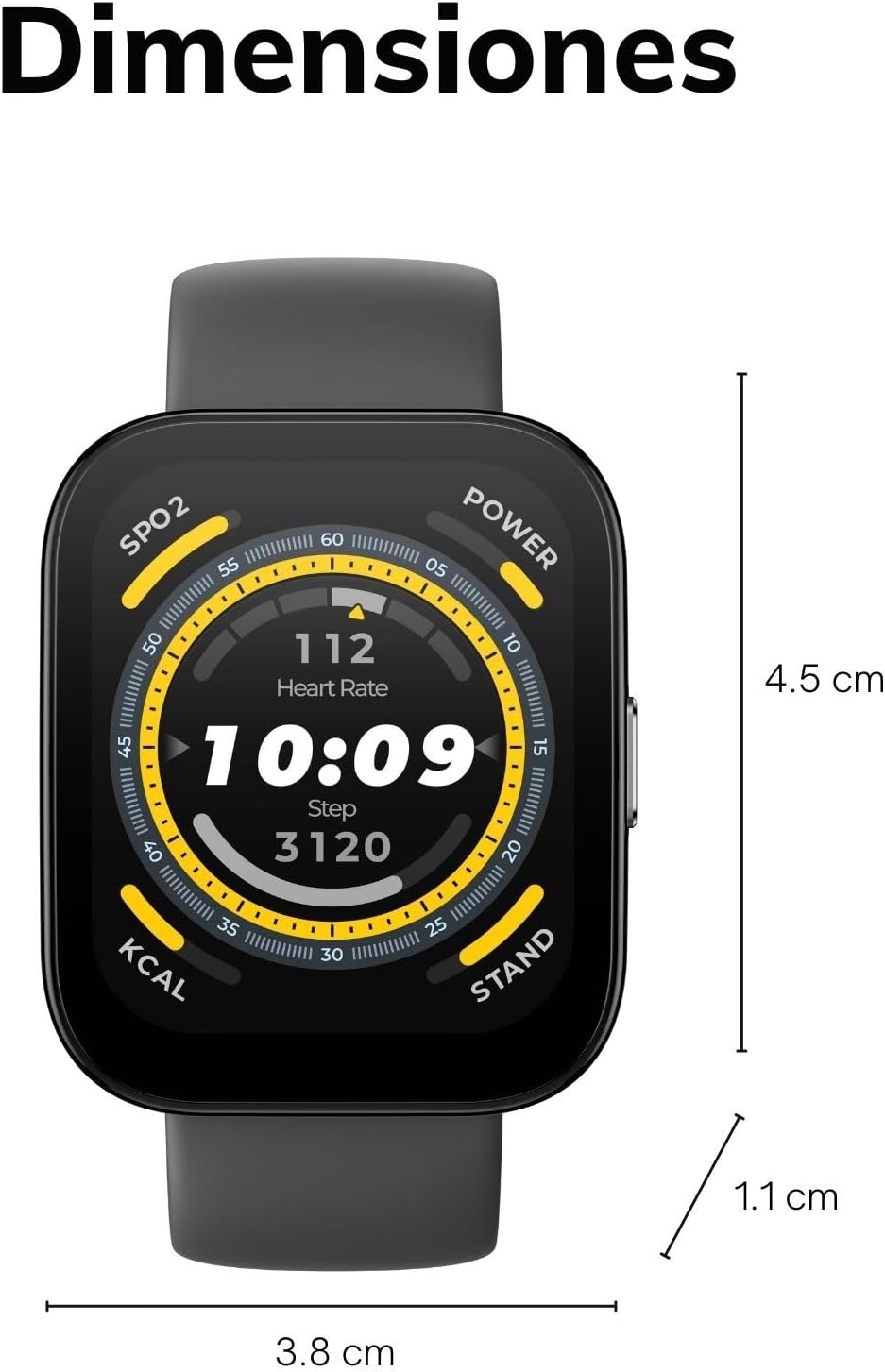 Amazfit Bip 5 Smart Watch Health & Fitness Tracker for Men Women, GPS, Alexa Built-In, Bluetooth Phone Calls, 10-Day Battery, 24H Heart Rate Sleep Monitoring, for Android & iPhone, White