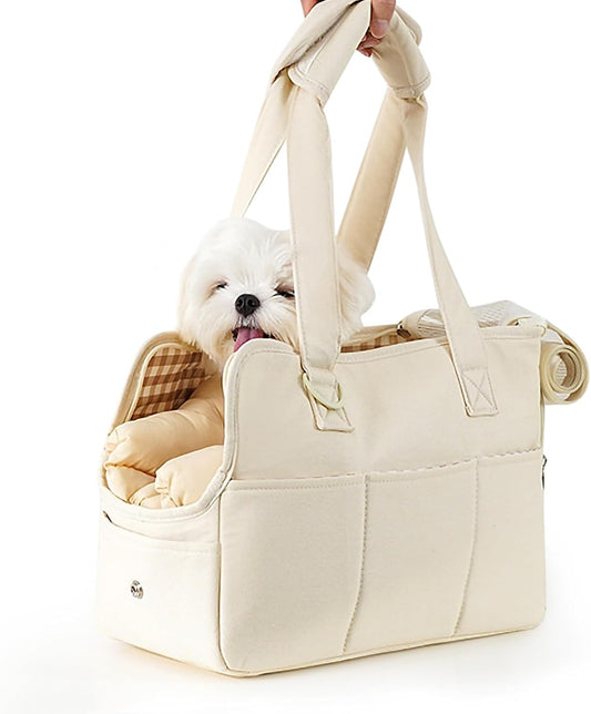 Pet Carrier Backpack, Breathable Cat Carrier Bag, Portable Travel Pet Carrier with Large Pockets, Pet Backpack Bag for Hiking Travel Camping, for Small Dog Cat