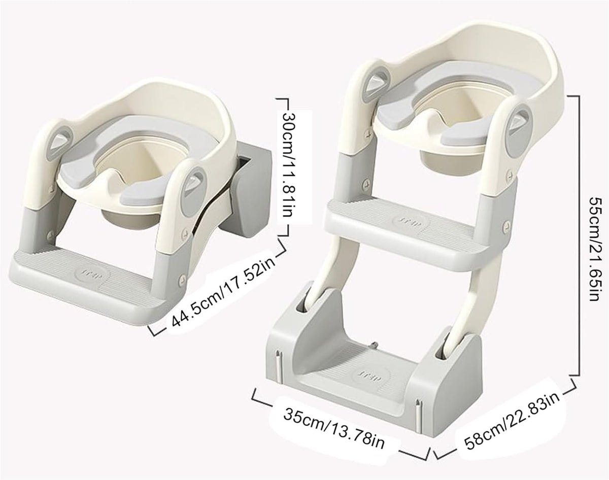 Infant Toilet Seat, Non-Slip Steps for Learning, Home Use Baby Supplies Travel Bathroom Nursery