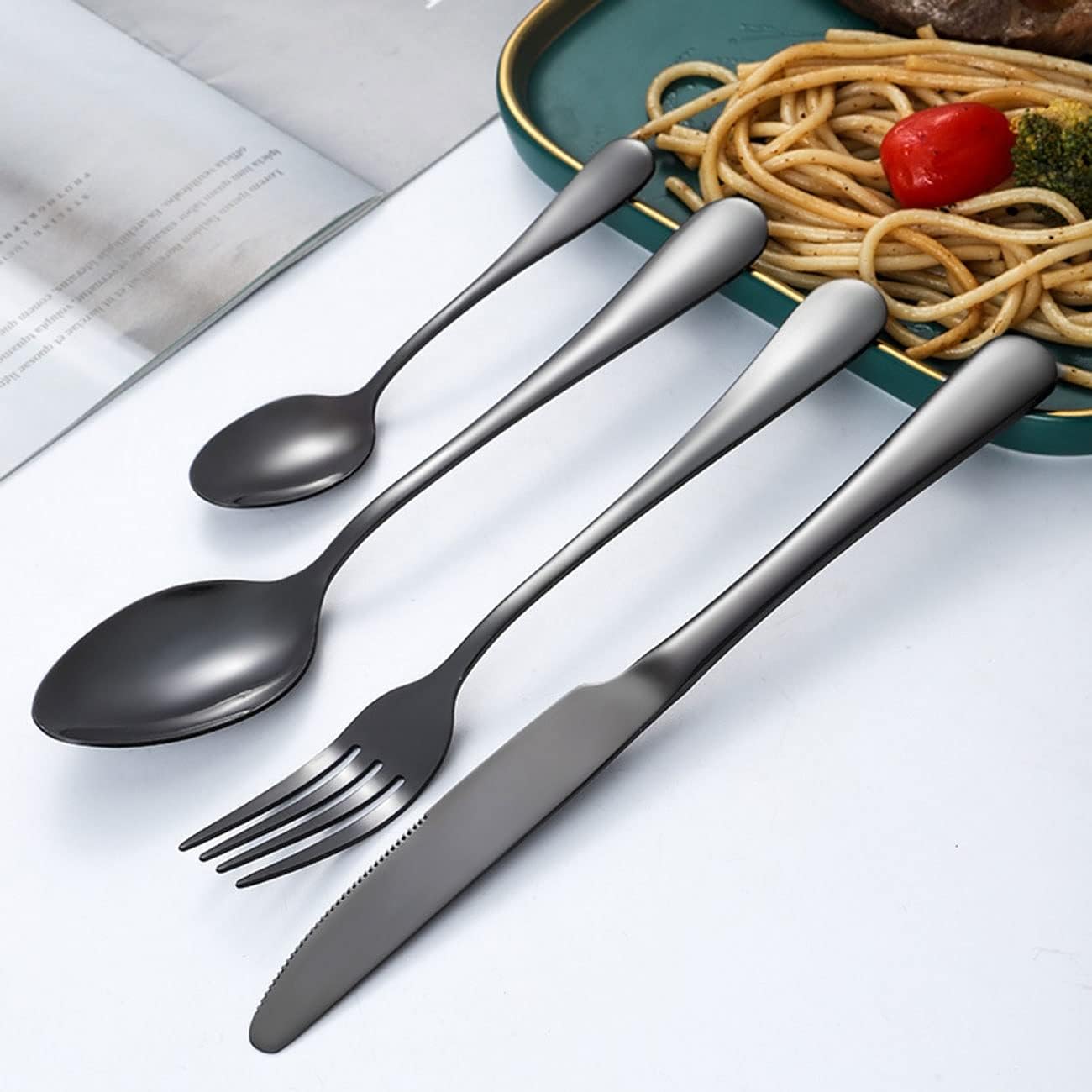 Purilite Select 24-Piece Silverware Set – Mirror Polished