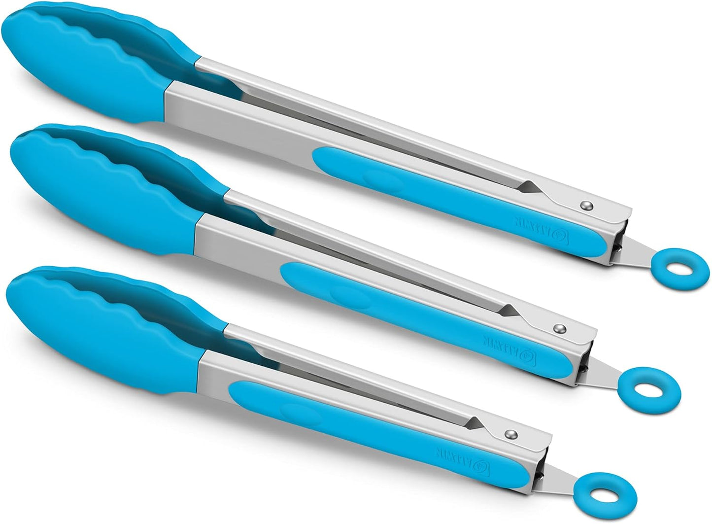 Purilite Select Silicone & Stainless Steel Kitchen Tongs