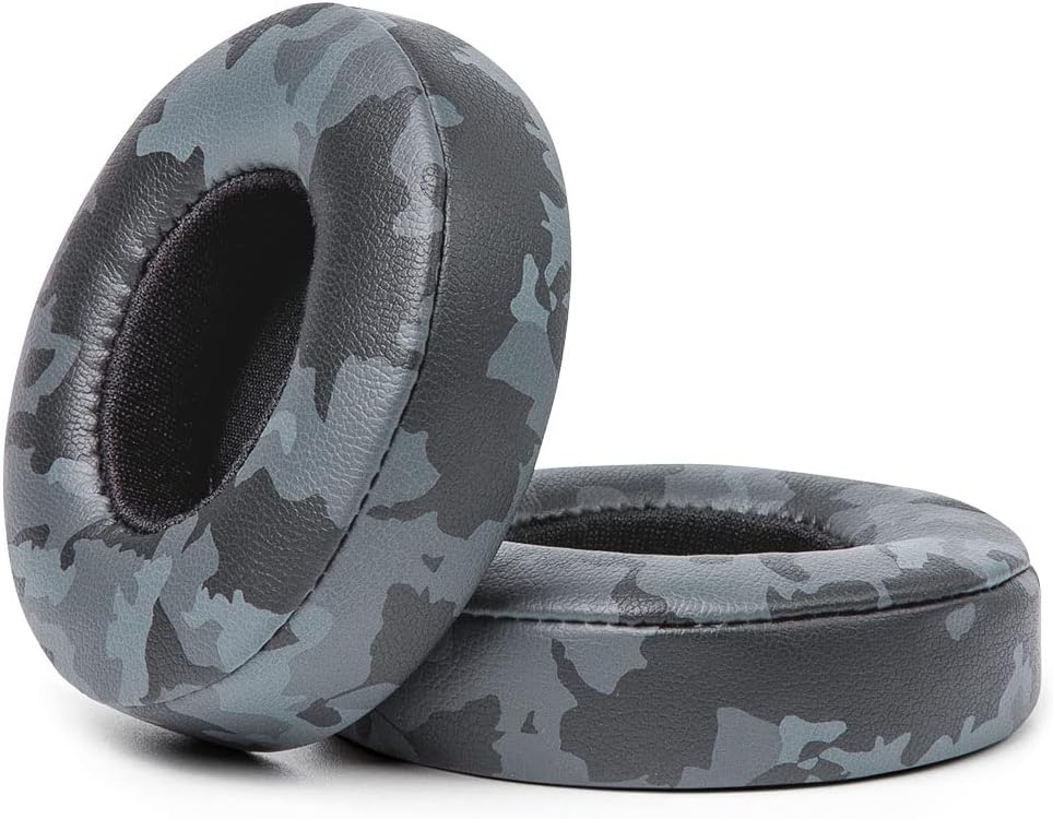 WC Extra Thick Replacement Earpads for Beats Solo 2 & 3 by Wicked Cushions - Ear Pads for Beats Solo 2 & 3 Wireless ON-Ear Headphones - Soft Leather, Luxury Memory Foam, Strong Adhesive | White