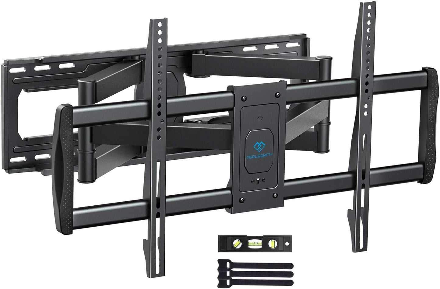 PERLESMITH Full Motion TV Wall Mount for 50-90 in TVs, Super Load-Bearing up to 165lbs, TV Mount Bracket with Dual Articulating Arms Swivel Tilt Extension, Max VESA 800x400mm, Fits 16” to 24" Studs
