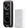 eufy Security Video Doorbell E340 (Battery Powered), Dual Cameras with Delivery Guard, 2K Full HD and Color Night Vision, HomeBase S380 Compatible, No Monthly Fee