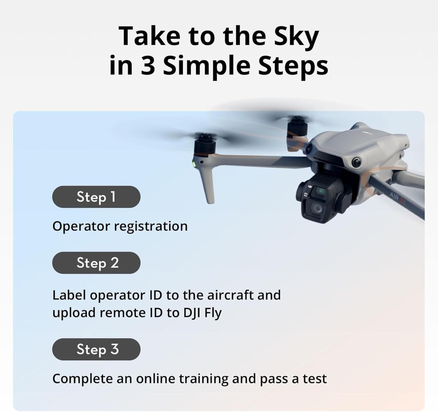 DJI Air 3S Fly More Combo (RC 2 Screen Remote Controller), Drone with 1" CMOS Wide-Angle & Medium Tele Camera for Adults, 4K/60fps, Omnidirectional Sensing & 3 Batteries for Extended Flight Time