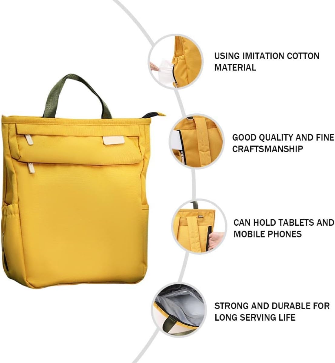 Vaguelly Mother and Backpack Diaper Backpack Nursing for Mommy Care for Supplies