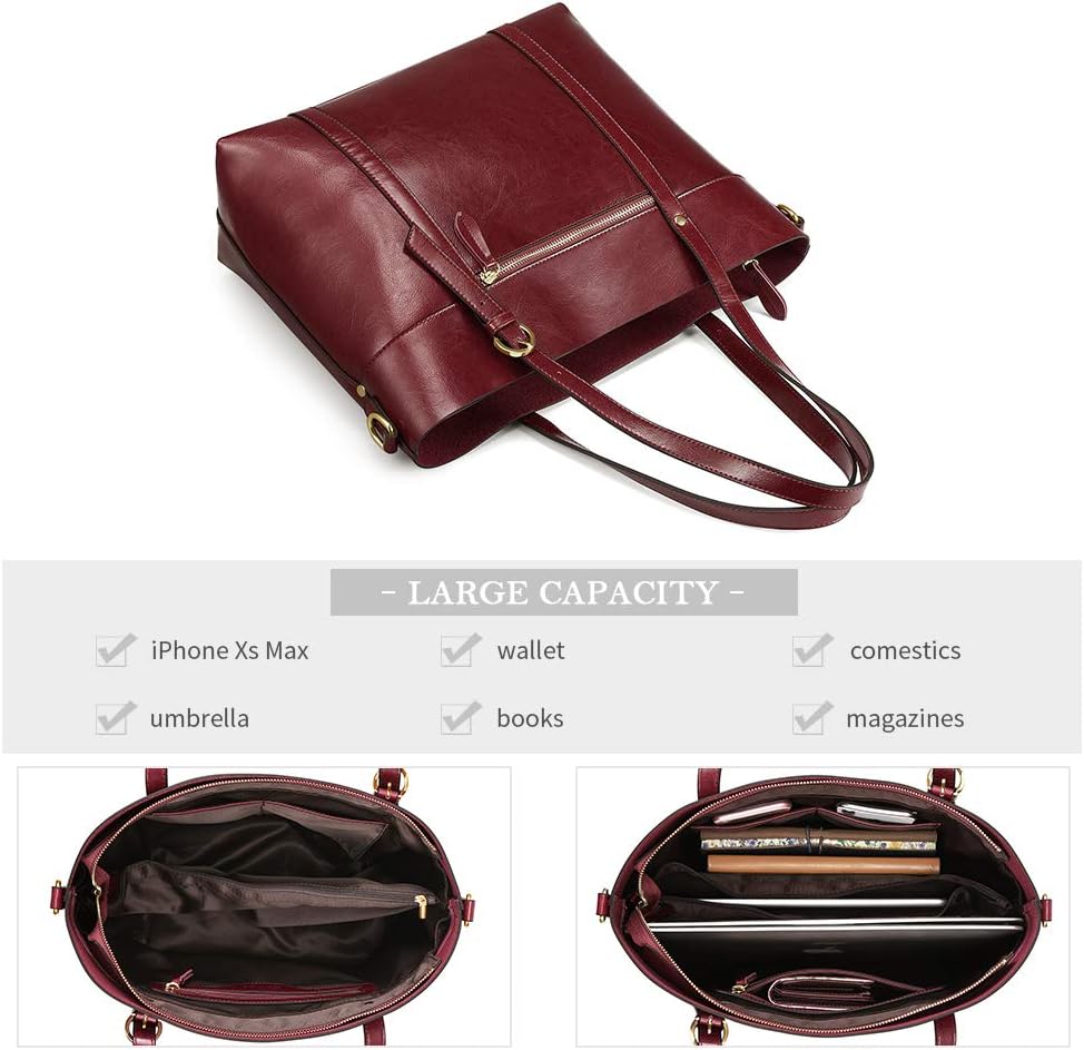 Purilite Select Women’s Vintage Leather Tote Bag