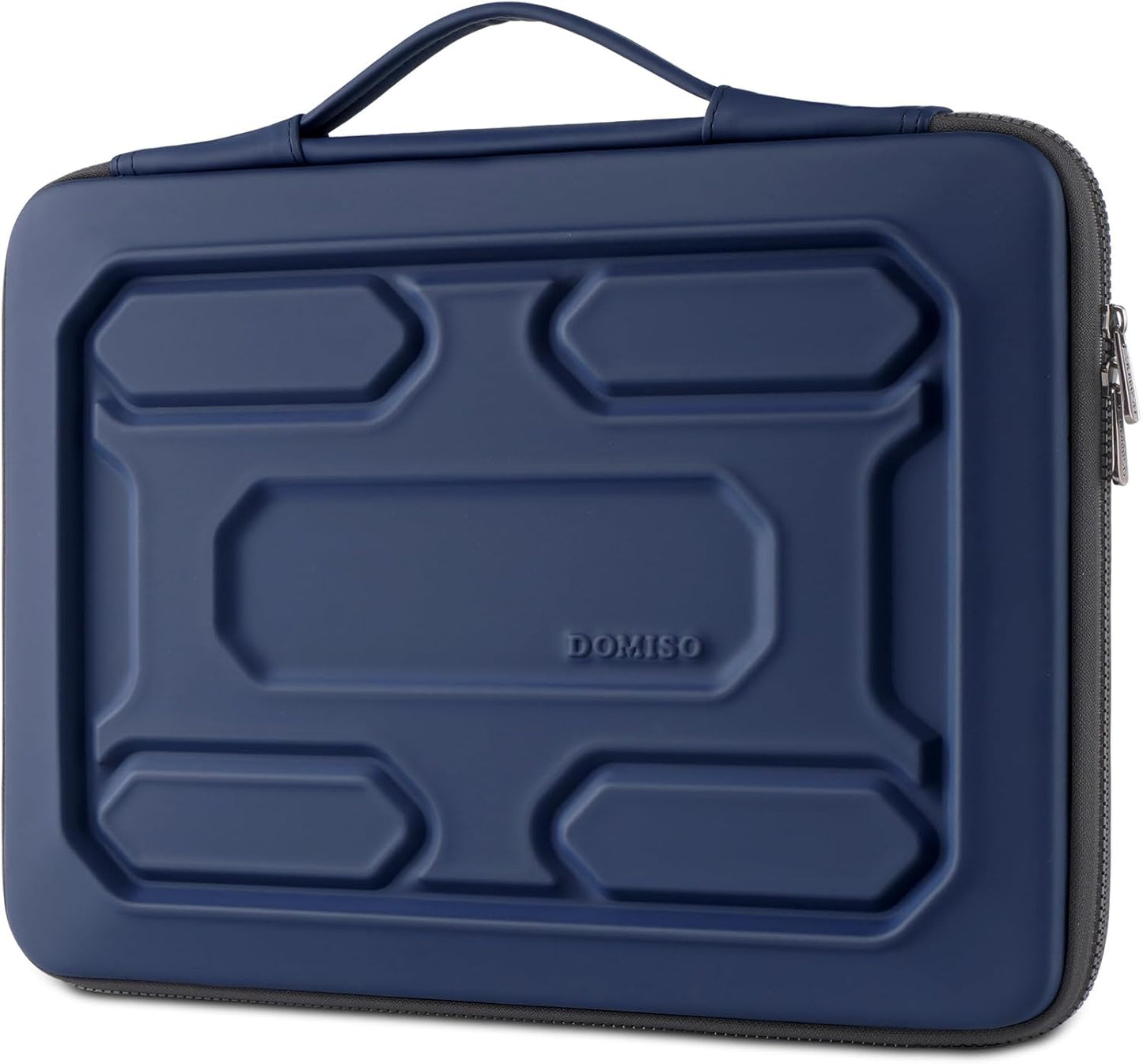 DOMISO 15.6 inch Laptop Sleeve with Handle Protective Shockproof Waterproof EVA Case for 15.6" Yoga 720 IdeaPad 310 320 ThinkPad T570/Legion 5 Gen 6/HP Envy 15/15.6" Notebooks, Dark Blue