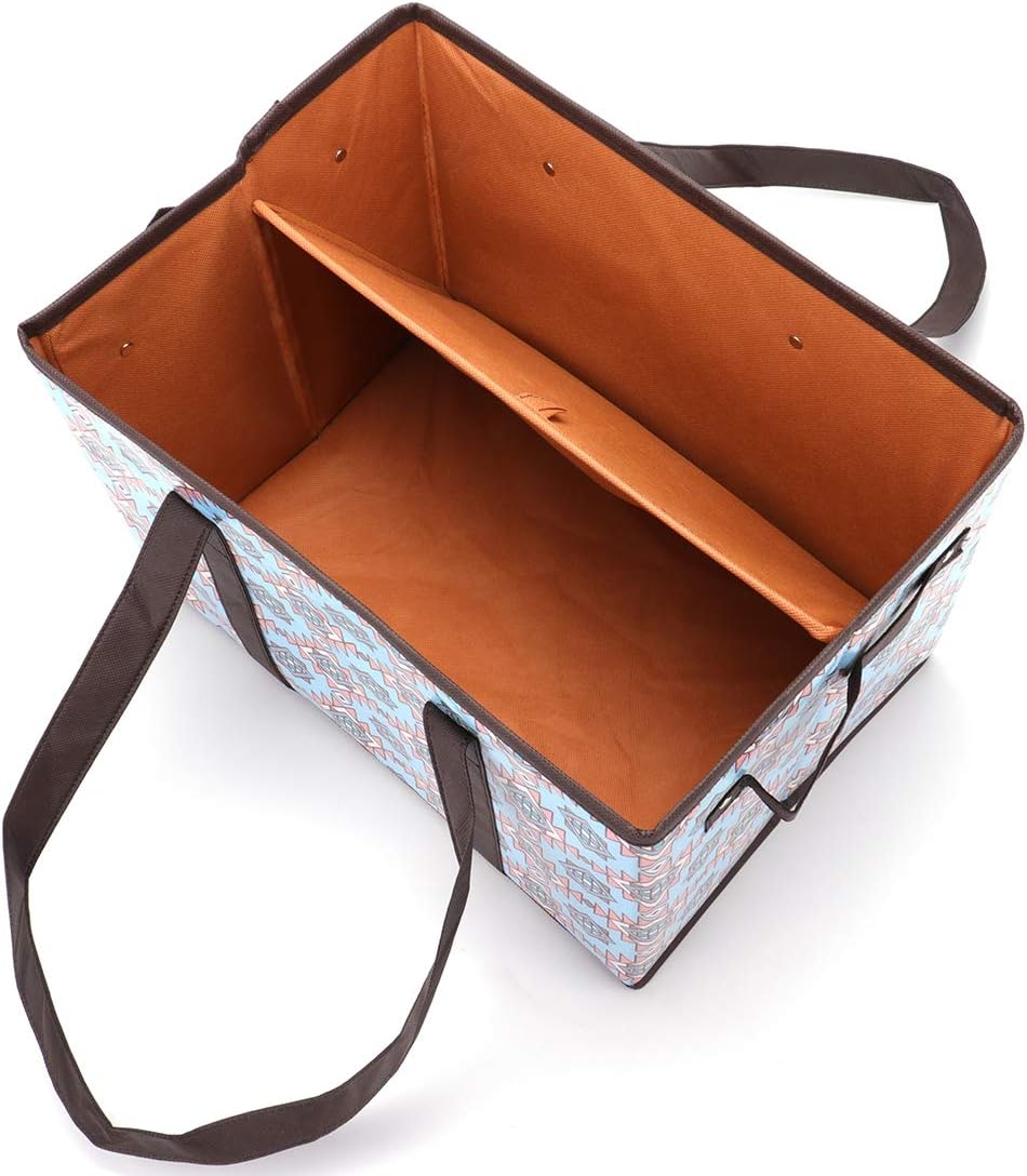 Purilite Select™ Heavy-Duty Reusable Grocery Tote Box Bags – 4 Gallon Capacity