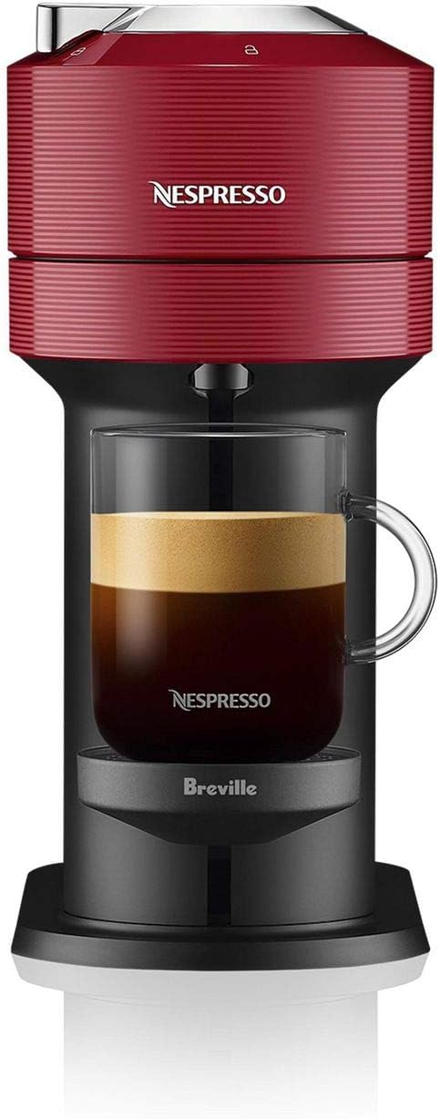 Nespresso Vertuo Next Coffee and Espresso Machine by Breville - Cherry Red - PuriLite