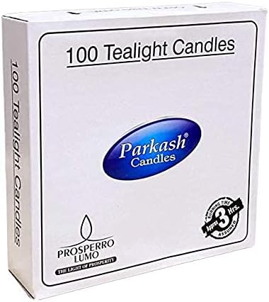 PROSPERRO LUMO by Parkash Candles Paraffin Wax Candle Tea Light (100 PC Unscented)