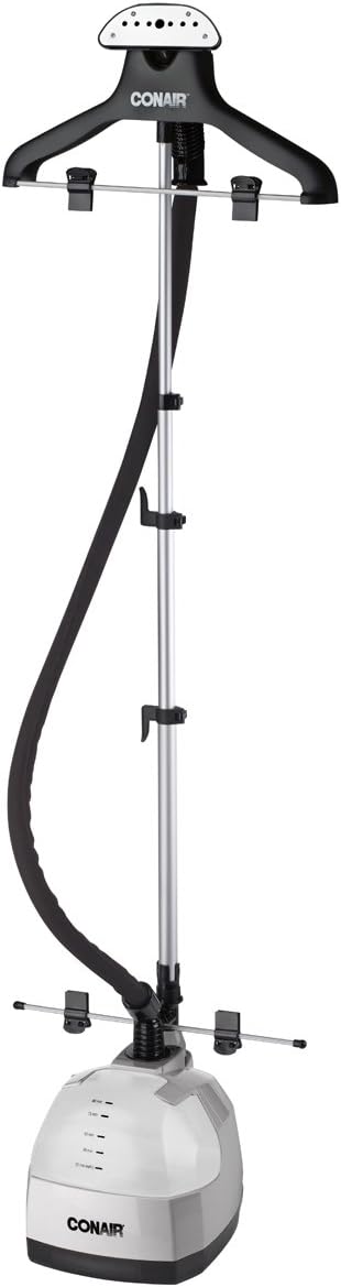 Conair GS28NXC Garment Upright Steamer with Microban, Full Size Standing Steamer for Clothes,1500W Professional Steam and Press, Fast 45-second Heat-up - PuriLite