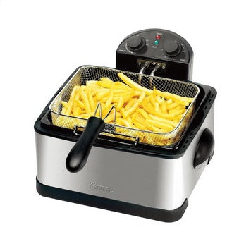Kenmore 4 L (4.23 qt.) Basket Deep Fryer, Stainless Steel