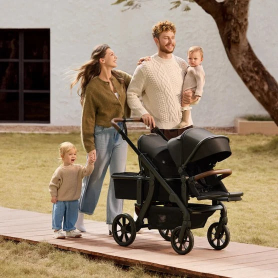 Momcozy Baby Stroller with Car Seat Adapter, 23 Adjustable Configurations, UPF50+ Canopy, 5-Point Harness