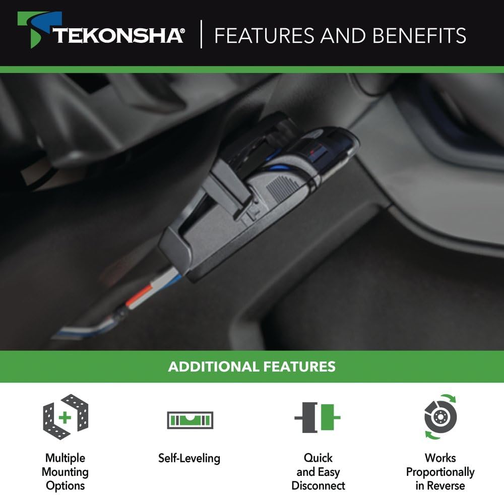 Tekonsha 90160 Primus IQ Electronic Brake Control, Grey