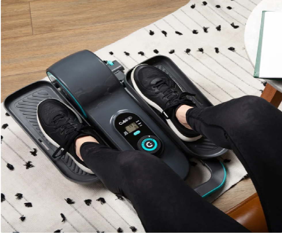 Cubii GO Compact Seated Elliptical with Built in Display Monitor