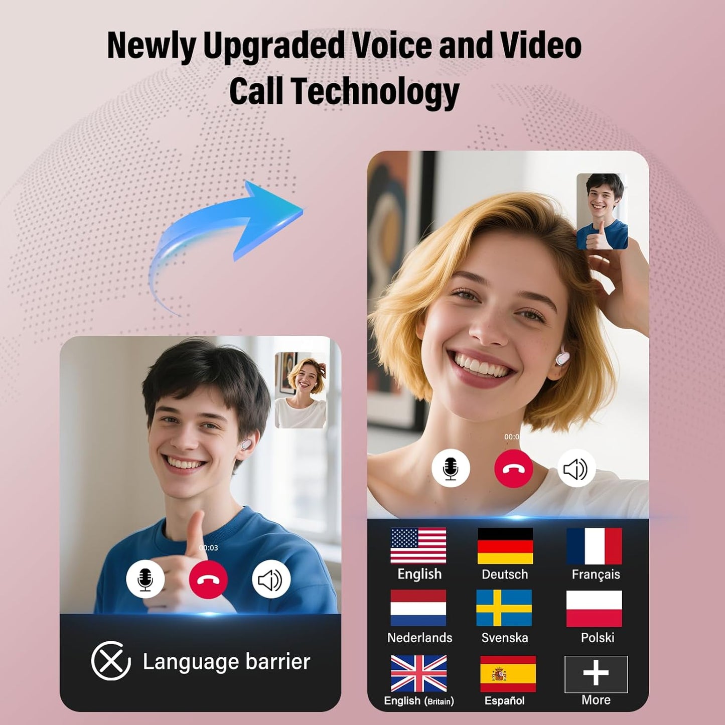 Purilite Select 3-in-1 AI Translator Earbuds – Speak, Connect, Understand the World