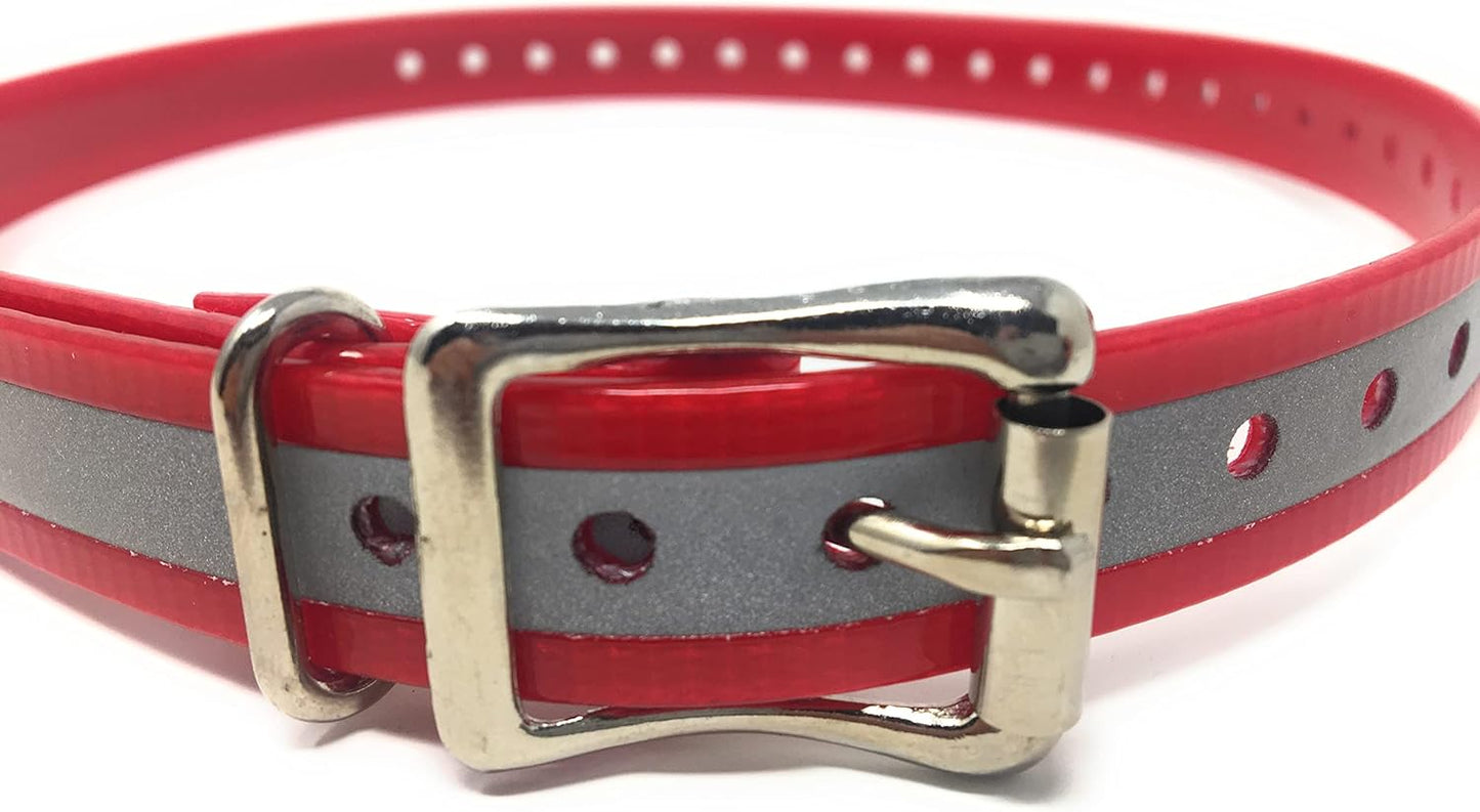 Replacement Strap for Dogtra Collars - 3/4" Wide Ultra-Durable Dog E-Collar Replacement for Training, Bark, Shock, Electric, and GPS Collars - 28" Adjustable Length Solid Black