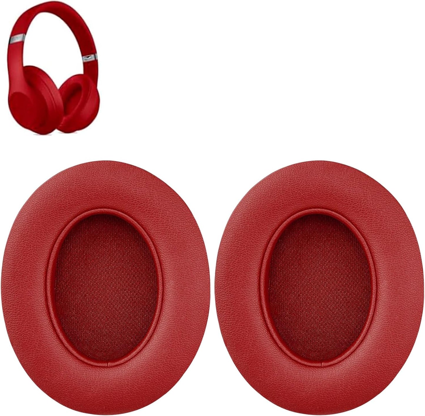 Studio 3 Ear Pads Cushions Replacement Earpads for Beats Studio 2 & Studio 3 Wired & Wireless Headphones,Ear Cushions Memory Foam Earpads with Soft Protein Leather Replacement Parts -White Floral