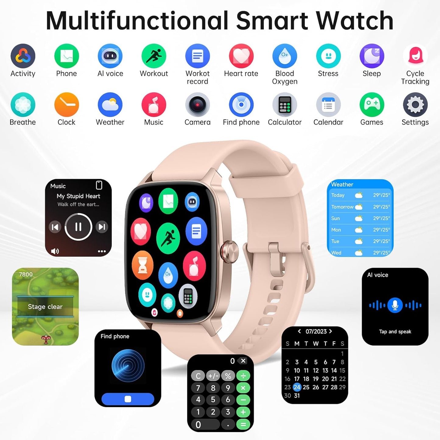 Purilite Select Smartwatch – Your Fitness, Health & Lifestyle Companion