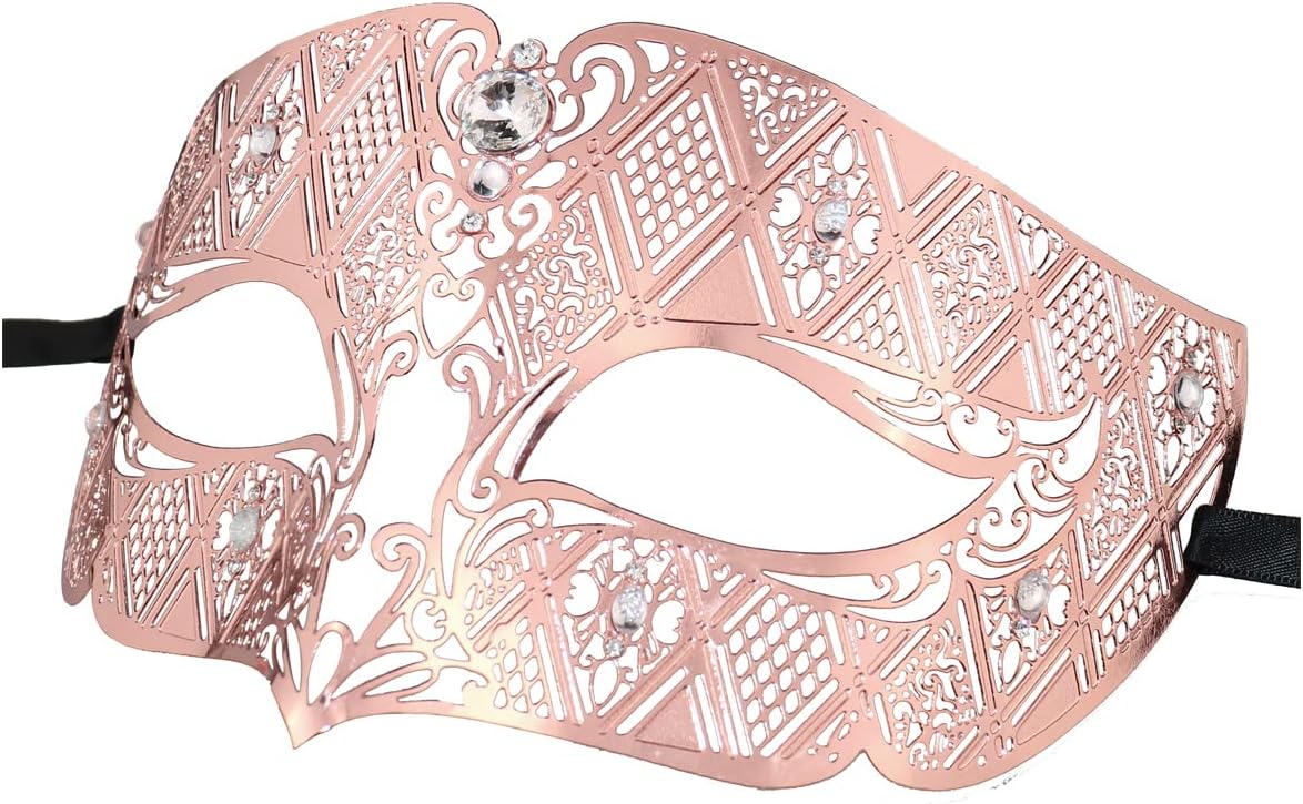 Coddsmz 2 Pack Set Masks Masquerade Ball Halloween Costumes Mardi Gras Party Mask For Men and Women