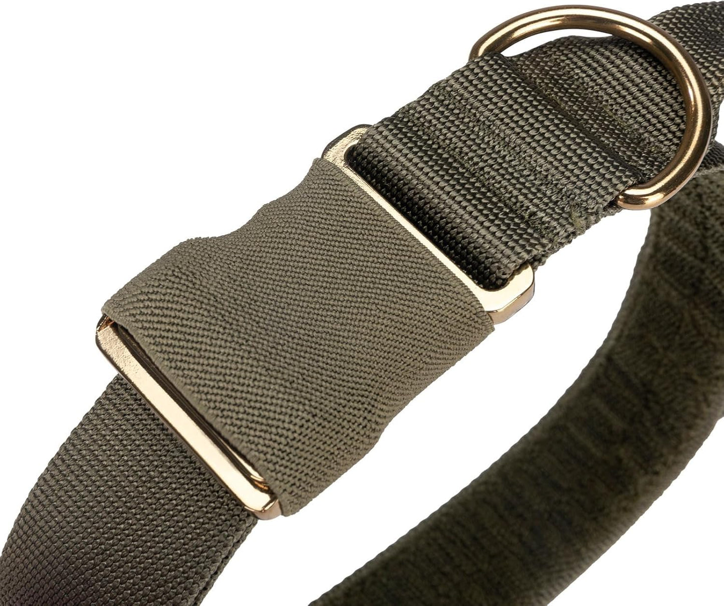 EXCELLENT ELITE SPANKER Tactical Dog Collar Nylon Adjustable K9 Collar Military Dog Collar Heavy Duty Metal Buckle with Handle(Coyote Brown-XL)