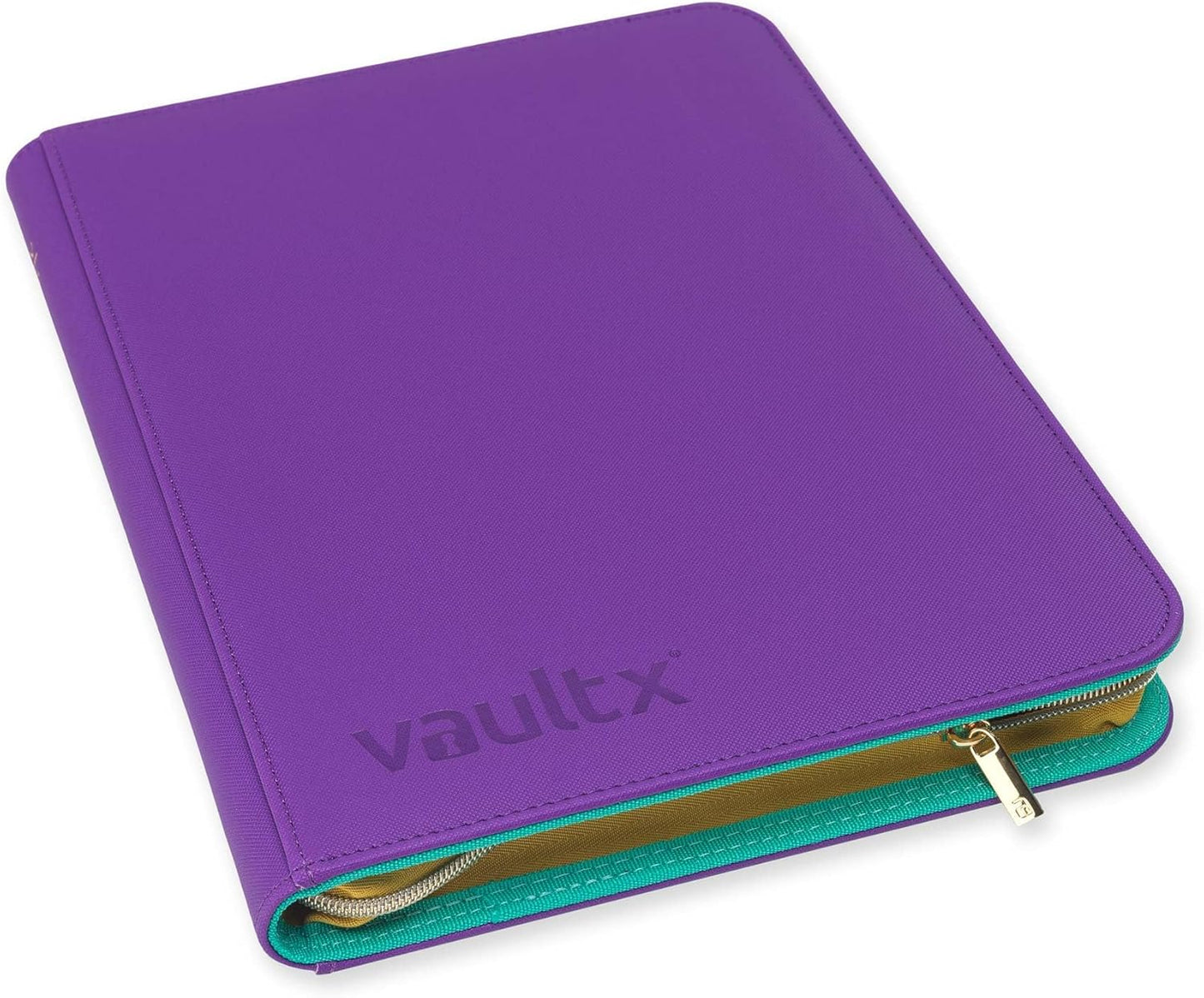 Vault X 12 Pocket Trading Card Zip Binder, 480 Cards, Compatible with Pokemon Scarlet & Violet Set, Exo-Tec Album Material, 20 Side-Loading Pages, Folder for Collectible TCG (SV1)