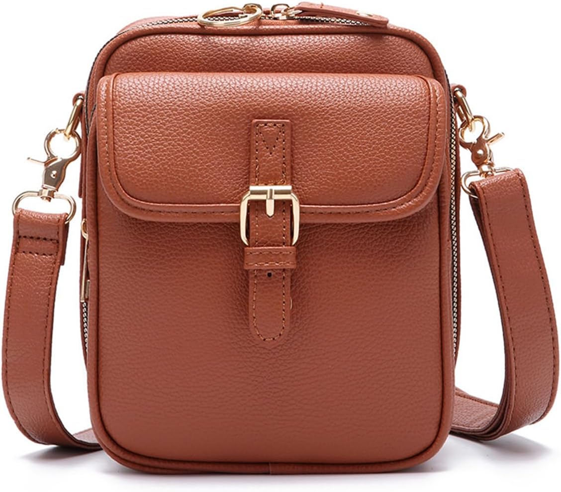 Lexiyat Crossbody Purses for Women Trendy Cell Phone Bag Leather Shoulder Handbags with Card Slots